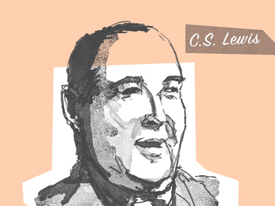 C.S. Lewis Portrait illustration