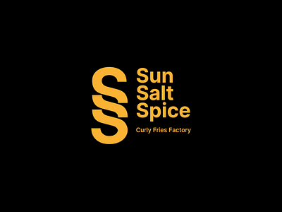 Sun Salt Spice branding design icon logo logodesign logotype modern monogram salt simple spice sun
