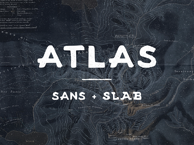 Atlas Typeface font fonts hand drawn typeface typefaces typography