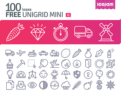 FREE!!! 100 Icon Set