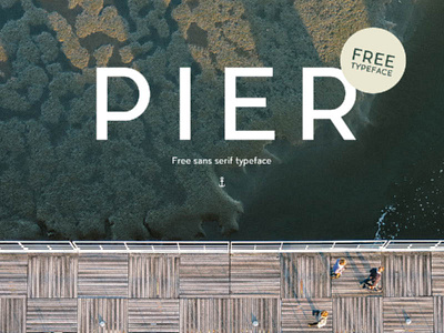 FREE!! Pier Typeface font fonts free script scripts typeface typefaces typography