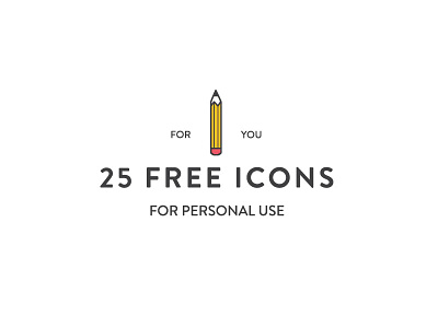 FREE!! 25x Editable Icons