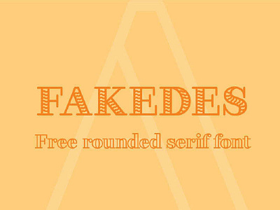 FREE!! Fakedes Typeface