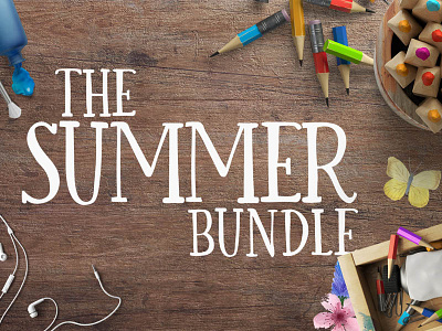 The Summer Design Bundle is Here!! bundle bundles cheap collection design designers fonts graphics sale