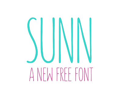 Free - Sunn Typeface font free free fonts freebie sunn typeface typefaces