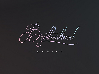 FREE Brotherhood Script font font face font family free font script typeface