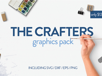 The Crafters Graphics Pack alphabet design bundle font graphic design illustrations letters