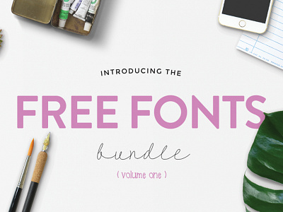 The HungryJPEG’s Free Font Bundle font font face font family free bundle free font free font bundle script typeface