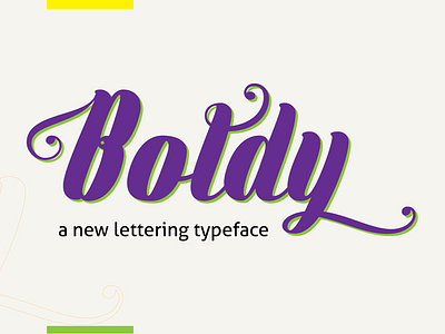 The FREE Boldy Typeface