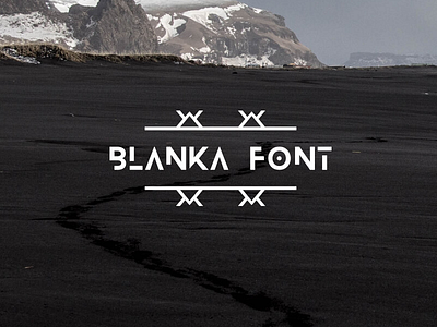 The FREE Blanka Font font free font futuristic font header font minimalist font typeface