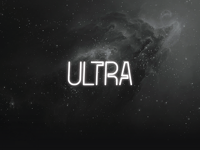 The FREE Ultra Font font free font free typeface neon font typeface