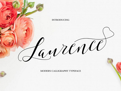 The Beautiful Laurence Script for Only $1 font handletter handwritten font modern font script typeface