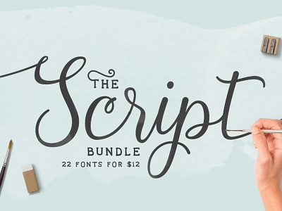 Introducing the Script Fonts Bundle at 96% OFF!