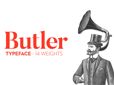 The Fabulous FREE Butler Typeface