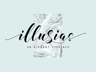 The FREE Illusias Font – An Elegant Typeface calligraphy font font free font free font bundle free typeface modern font typeface