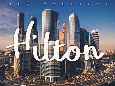 The Free Hilton Typeface font free font free typeface typeface