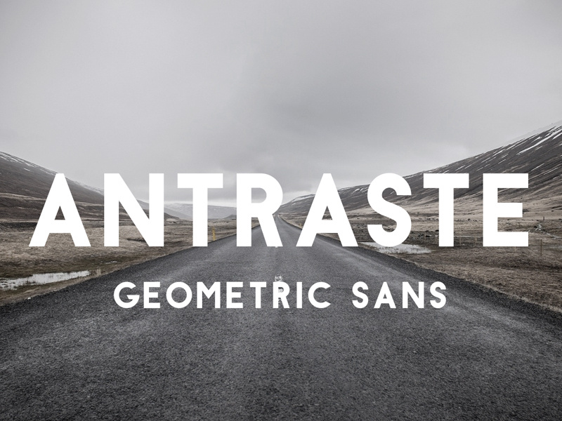 Free Antraste Font sans font geometric font poster font header font free typeface typeface free font font