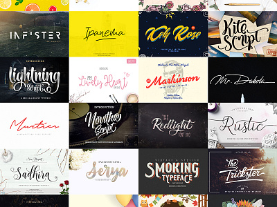 The Outstanding October Bundle by TheHungryJPEG.com on Dribbble