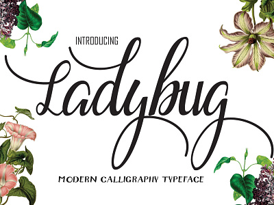 Freebie of the Week: The Free Ladybug Font font free font free typeface header font poster font typeface