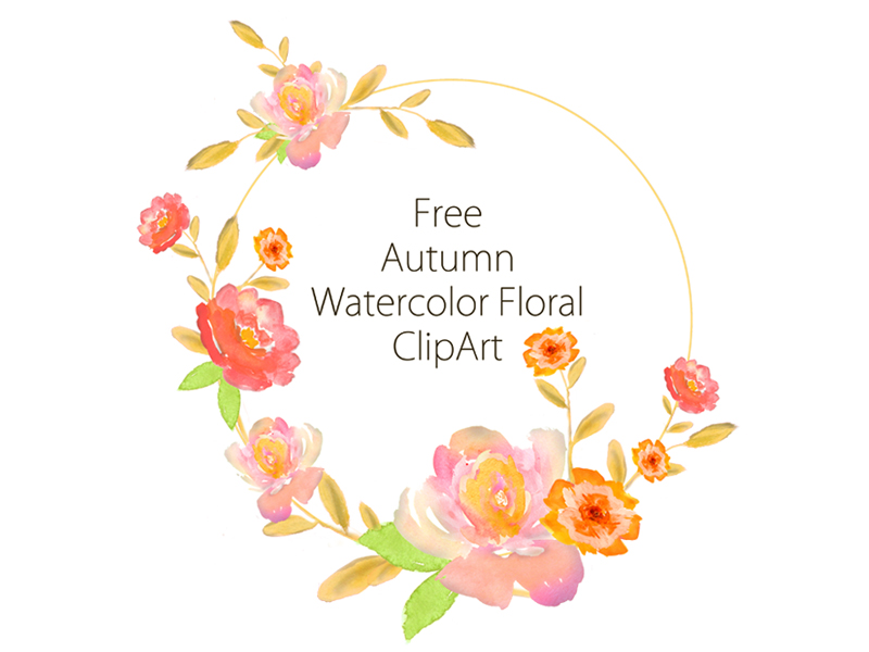 Free Autumn Watercolor Clipart By Thehungryjpeg.com On Dribbble