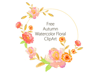 Free Autumn Watercolor Clipart autumn clipart design graphic design watercolor