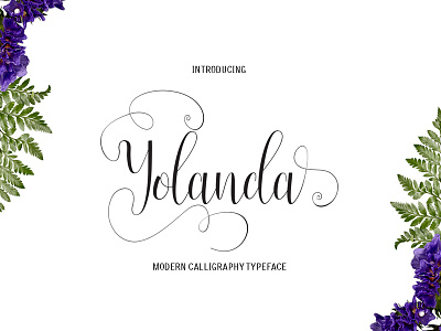 Freebie of the Week: The FREE Yolanda Font font free font free typeface header font poster font typeface