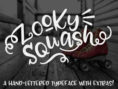 Free Zooky Squash Font font free font free script free typeface script font