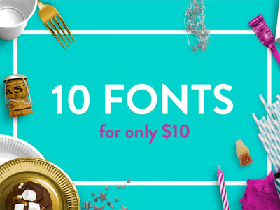 The Ten for $10 Bundle font font bundle script bundle typeface bundle