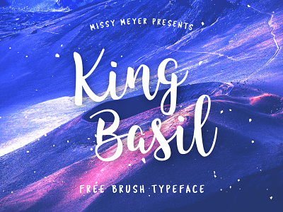 FREE King Basil Lite Font