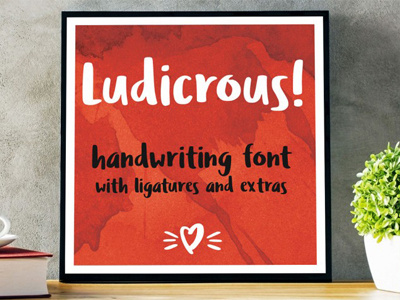 FREE Ludicrous Font brush font font free font free script free typeface script font