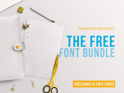 The FREE March Fonts Bundle