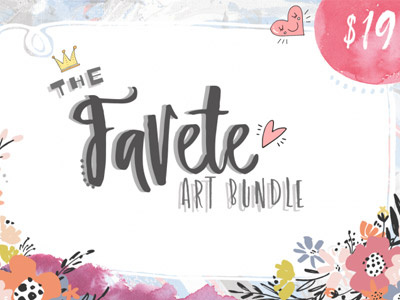 The Favete Art Bundle font font bundle graphic design pua font script script bundle typeface