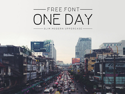 FREE One Day Typeface