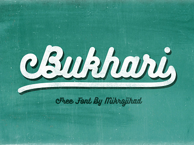 FREE Bukhari Script font free font free script free typeface script font