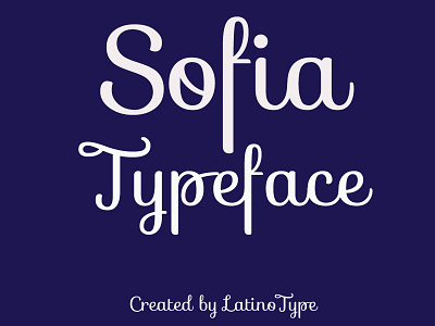 FREE Sofia Typeface font free font free script free typeface script font