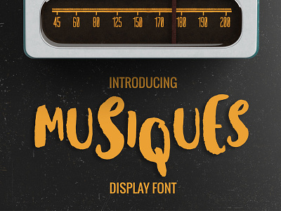 FREE Musiques Display Font font free font free script free typeface