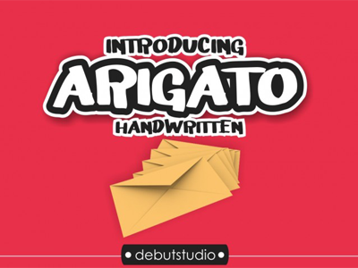 FREE Arigato Handwritten Font font free font free script free typeface script font