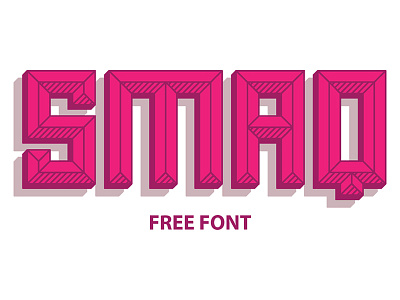 FREE Smaq Font font free font free typeface