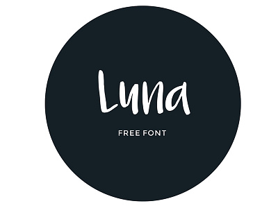 FREE Luna Font font free font free typeface