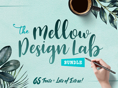 The Mellow Design Lab Bundle design bundle font font bundle script bundle