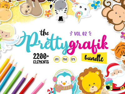 The Prettygrafik Design Bundle - Vol. 02 bundle design bundle graphic design