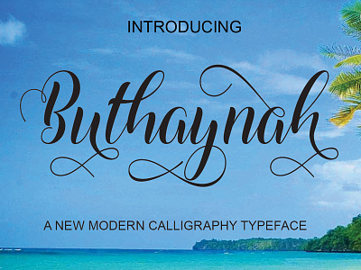 FREE Buthaynah Font