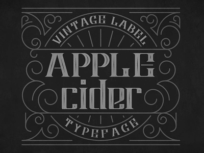 FREE Apple Cider Typeface font free font free typeface vintage label typeface vintage typeface