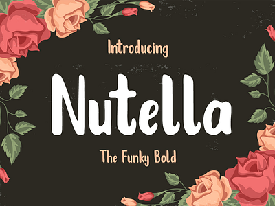 Nutella Funky Font