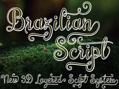FREE Brazilian Script font free font free script free typeface script font