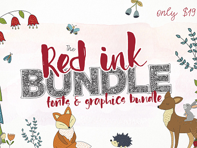 The Red Ink Design Bundle design bundle font font bundle fonts