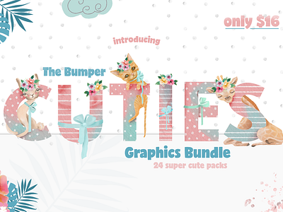 The Bumper Cuties Bundle: 2,100+ Graphics for Only $16