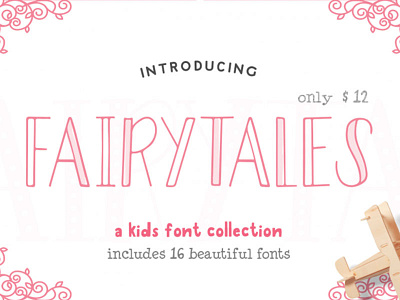 Fairy Tales - A Kids Font Collection