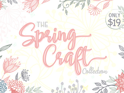 Spring Craft Collection crafts craftsman design fonts graphic design graphicdesigner graphics spring