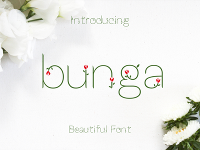 FREE Bunga Font